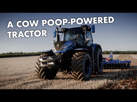 This tractor is powered by liquified methane