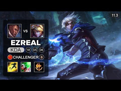 Ezreal Bot vs Lucian - CN Challenger Patch 11.3
