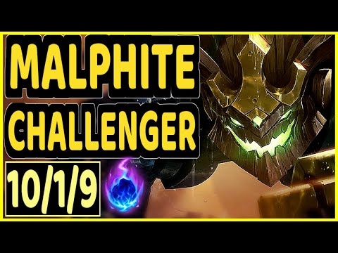 ALLORIM (MALPHITE) - 10/1/9 KDA CHALLENGER GAMEPLAY - NA