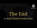 The End A Walt Disney Production Logo In Real Life