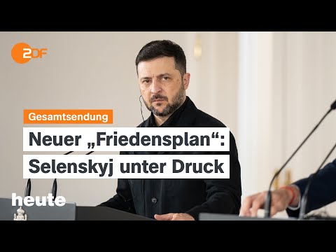 Video Thumbnail: heute 19:00 Uhr vom 21.11.25 "Friedensplan" Ukraine, Ringen um Abschlussdokument COP30, Vorlesetag