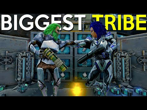 How 2 Experienced SOLO Players RAIDED The BIGGEST TRIBE In ARK