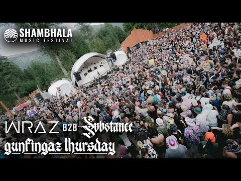 WRAZ B2B SUBSTANCE - GUNFINGAZ THURSDAY LIVE AT SHAMBHALA 2025 (AMP)
