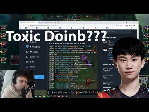 Caedrel Reacts To Doinb Arguing With EUW Kayn Player In SoloQ!!!