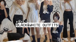 5 BLACK&WHITE OUTFITS FOR SUMMER ☀️