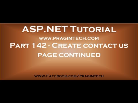 Contact us page using asp net and c# continued Part 142