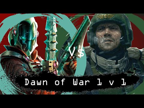 Dawn of War Soulstorm 1 v 1 Eldar (Loathelve) vs Imperial Guard (AlixUK)