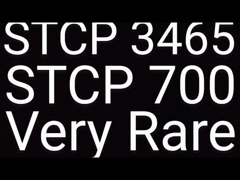 STCP 3465 - 700 *VERY RARE*