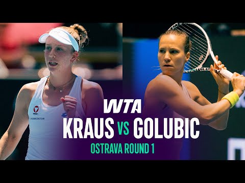 Sinja Kraus vs. Viktorija Golubic | 2026 Ostrava Round 1 | WTA Match Highlights
