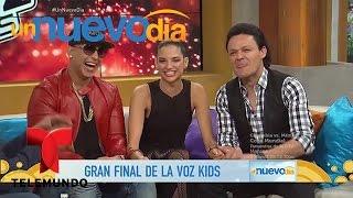 Los tres coaches de La Voz Kids hablan de su experiencia | Un Nuevo Día | Telemundo