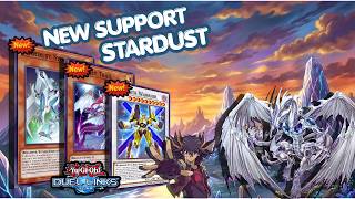 NEW STARDUST SUPPORT DUEL LINKS | STARDUST SYNCHRON & TRAIL RANKED GAMEPLAY