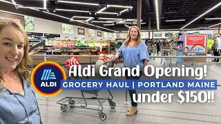 Aldi Finally Comes to Maine and Prices Are Unreal! | Shop with me & Grocery Haul