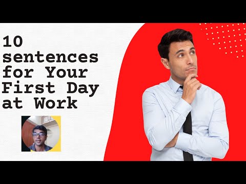 10 Small Talk Phrases for Your First Day at Work | Office Conversations for Beginners