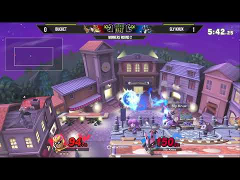 Game Nest Smash It Up: Bucket (Capt. Falcon) vs Sly Knux (Lucario) - Winners Round 2