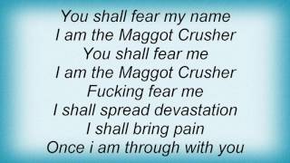 Impaled Nazarene - The Maggot Crusher Lyrics