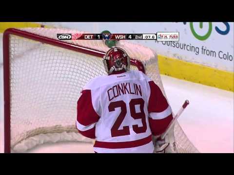 1:4 Goal Mathieu Perreault (Red Wings & Capitals) October 22, 2011