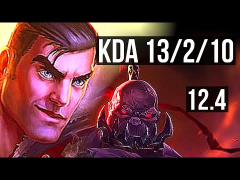 JAYCE vs SION (TOP) | 9 solo kills, 13/2/10, 1.2M mastery, Legendary, 300+ games | KR Diamond | 12.4
