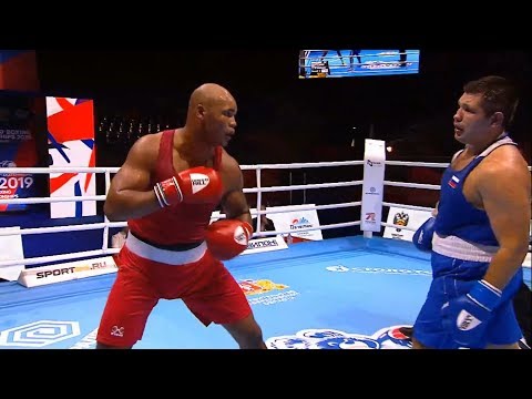 Quarterfinals (+91kg)  CLARKE Frazer Edward (ENG) vs BABANIN Maksim (RUS) /AIBA World 2019