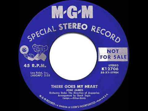 1958 Joni James - There Goes My Heart (early stereo 45)