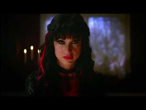 Trailer montage: balcony toast, strobe-lit hallway, clawed hand through a mirror, all cut to heavy guitars