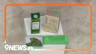 Green skincare in honor of St. Patrick's Day