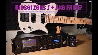 Video thumbnail for Kiesel Zeus 7 and Axe Fx III - Insane metal tone! by Reidar Tuv Brattli