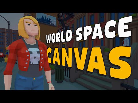 How to place UI elements inside your world - the Unity World Canvas explained
