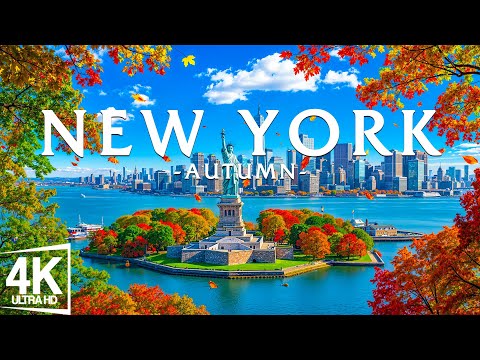 Autumn in New York 4K 🍁 Central Park Colors, Adirondack Mountains & Hudson Valley in Fall Serenity