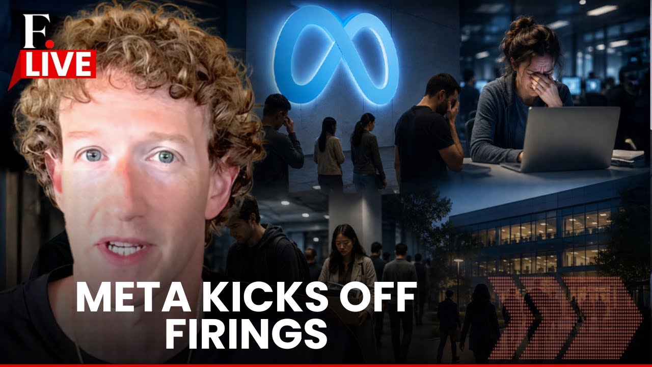 Meta Begins Layoffs With 4 AM Emails | 8,000 Jobs Cut Amid AI Push: Report | LIVE