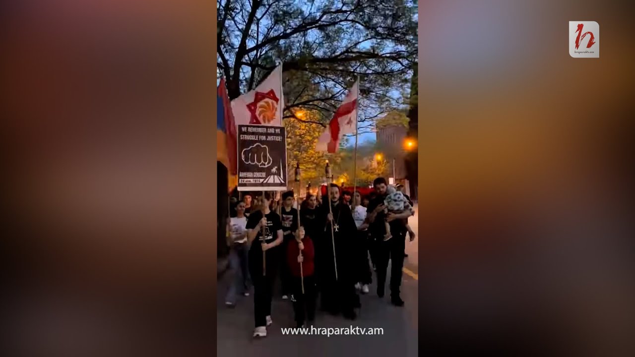 Արցախ, արդարություն․ Երթ Թբիլիսիում