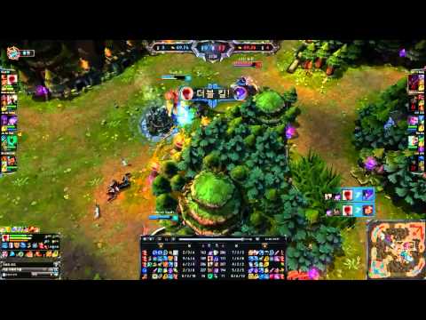 SKT T1 Faker   Pantheon vs Katarina   SKT T1 MaRin, KR LOL SoloQ Highlights