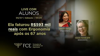 Ela faturou R$593 mil reais com Ergonomia aos 67 anos + Sorteio dos PIX