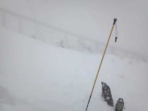 2013-03-02 Skiers at Jacob's Ladder, Mt Washington,  4700'