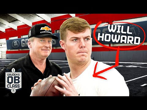 Steelers QB Will Howard | Gruden’s QB Class