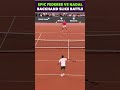 EPIC FEDERER vs NADAL SLICE BACKHAND BATTLE #shorts #tennis