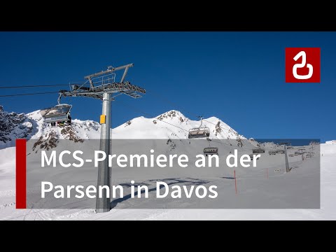 Die Premieren-Sesselbahn Dorftäli in Davos - Parsenn
