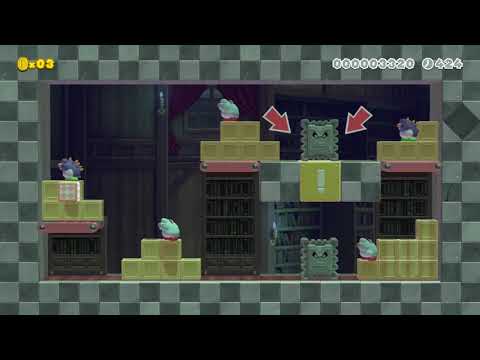 5-3: Thwomp's Manor by Pey10B 🍄 Super Mario Maker 2 #adm 😶 No Commentary