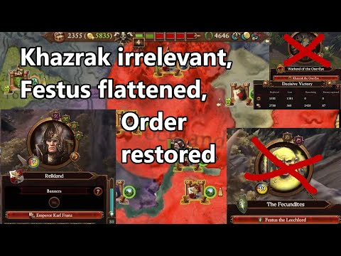 Early Game Tips and Tricks - Karl Franz / Reikland Immortal Empires campaign