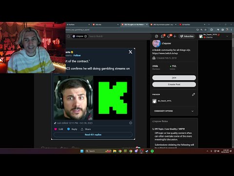 xQc calls NECKMERCS a "fake" about the gamba deal