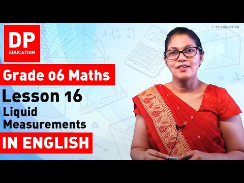 Lesson 16. Liquid Measurements | Maths Session for Grade 06