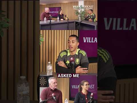 "I wanted to be a goalkeeper." Youri Tielemans on the latest Villa Podcast 🎙️