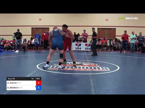 2018 Marine Corps US Open/Masters C Greco Roman 100 RR Rnd 1 - Domenico Lemme (East) Vs. Garland B