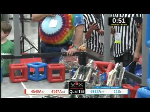 2015 VRC Tech Q169 - 4540A 4147A vs 6793A 118 - 32 to 64 - VEX Worlds 2015 - Technology Division