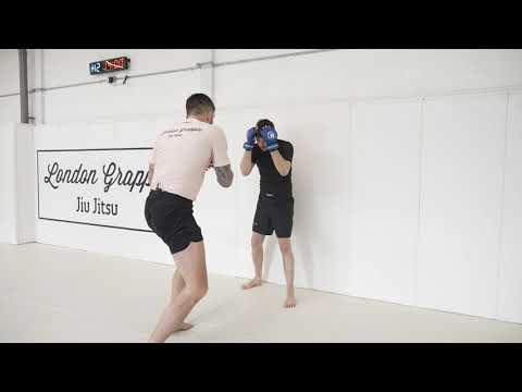 MMA Cage Wrestling | Double Leg Against the Fence - Matt Inman