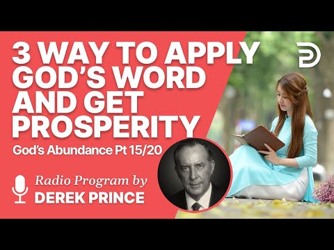 God's Abundance 15 of 20 - Three Ways to Apply God's Word