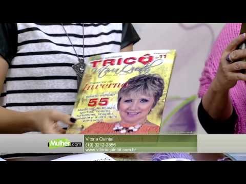 Mulher.com 25/05/2015 Vitória Quintal - Xale em tricô e crochê Parte 2/2