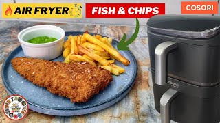 Better than the chippy! Air Fryer Fish & Chips cooked under 25 minutes