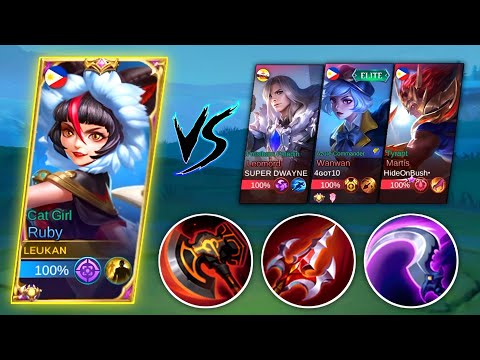 RUBY OLD BUILD VS NEW META HEROES!🔥 RUBY BEST BUILD 2022 - MLBB