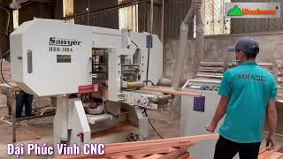 Máy cưa lạng gỗ ngang Woodmaster | máy lạng mỏng gỗ thịt bản 300mm