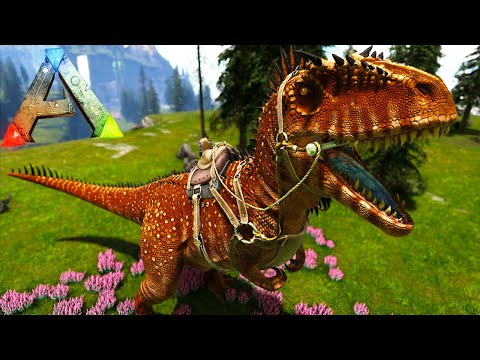 ASI ES EL *NUEVO CARCHARODONTOSAURUS* Y SUS HABILIDADES | Ark: Survival Evolved